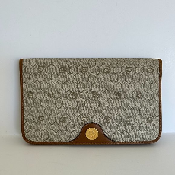Dior Honeycomb Three-Way Clutch with Small Pouch - Picture 1 of 16